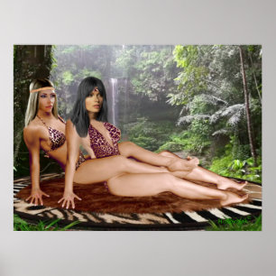 AFFICHE CISEAUX DE TARZANA LUANA #4