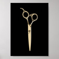 Ciseaux Or moderne Stylo de cheveux Hair Salon Bar