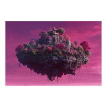 Citadelle du ciel à la floraison rose