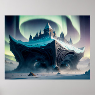 Affiche Citadelle polaire bâtie sur la structure extraterr