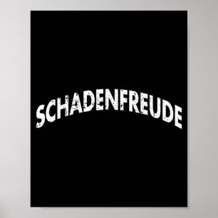 Affiche Citation allemande drôle et sarcastique sur Schade