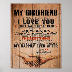 Affiche Citation Amour Pour Petite Amie, Petite Amie Cadea