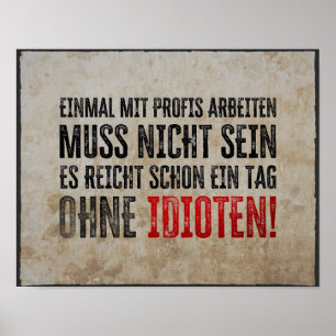 Affiche Citation amusante sur le travail et les collègues