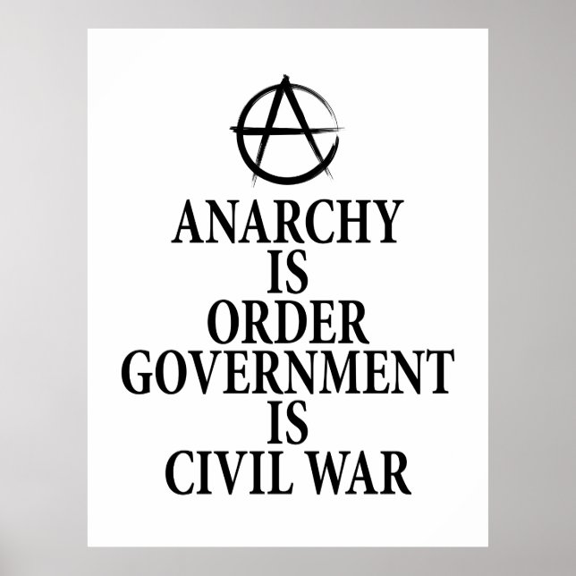 Affiche Citation anarchique (Devant)