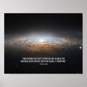 Affiche Citation Arthur C. Clarke