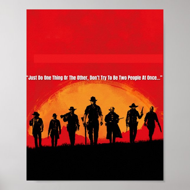 Affiche Citation Arthur Morgans (Devant)