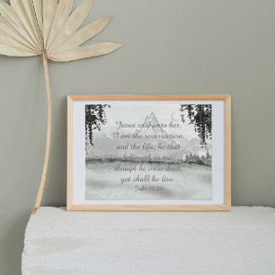 Affiche Citation biblique inspirante de la montagne d'hive