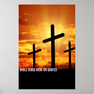 Affiche Citation biblique personnalisée ou citations de di