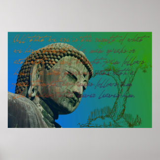 Affiche Citation Bouddha