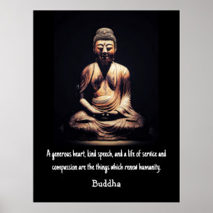 Affiche Citation Bouddha