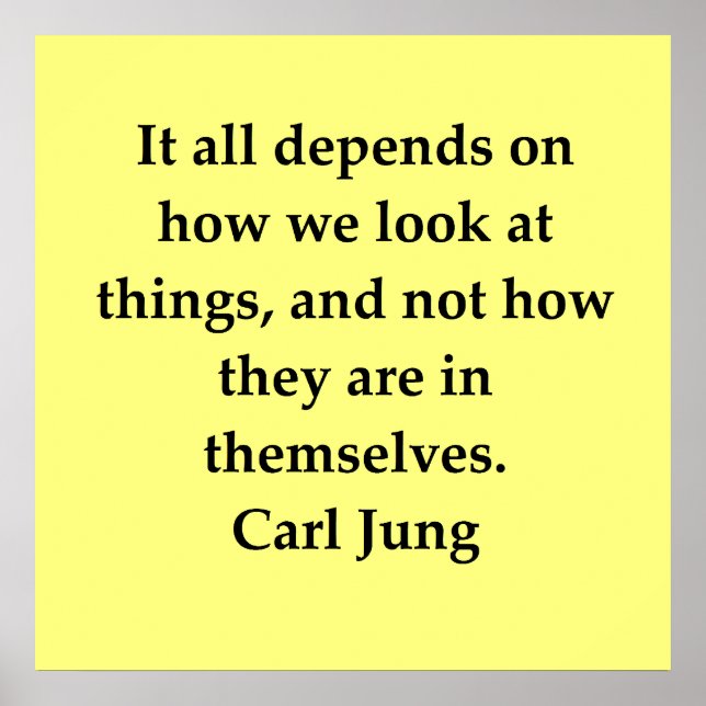 Affiche citation carl jung (Devant)