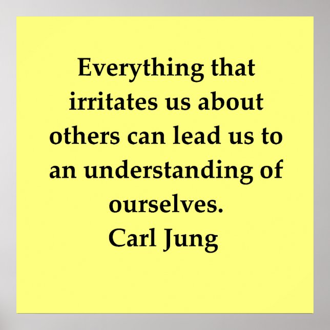 Affiche citation carl jung (Devant)