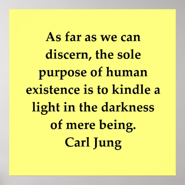 Affiche citation carl jung (Devant)