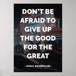 Affiche Citation célèbre motivationnelle et inspirante