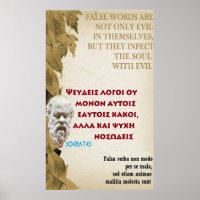 Citation célèbre Socrates - Faux mots