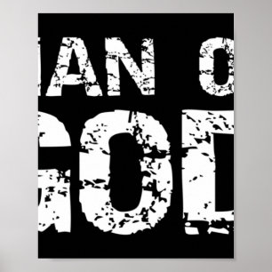 Affiche Citation chrétienne audacieuse pour hommes foi dir