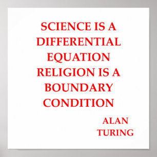 Affiche citation d'Alan Turing