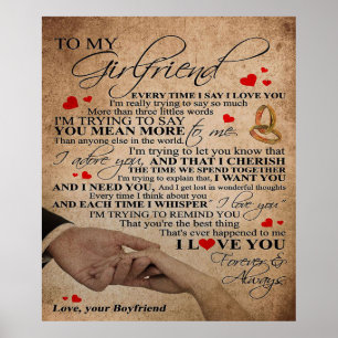Affiche Citation d'amour pour amie Jeu de couple corresp