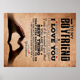 Affiche Citation D'Amour Pour Petit Ami, Mari Amour Annive