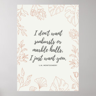 Affiche Citation d'Anne of Green Gables