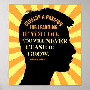 Affiche Citation d'Anthony J. D'Angelo 18"X20"