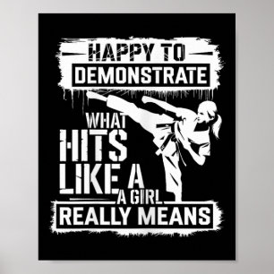 Affiche Citation d'autonomisation de l'attitude de la fill
