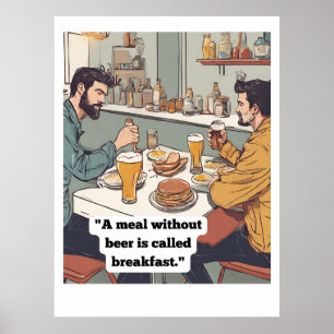 Affiche Citation de bière