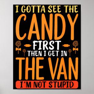 Affiche Citation de bonbon drôle avec humour sarcastique g
