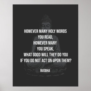 Affiche Citation de Bouddha