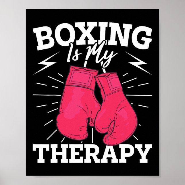 Affiche Citation De Boxe Dynamique Pour Les Entraîneurs (Devant)