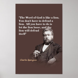 Affiche Citation de Charles Spurgeon sur la Parole de Dieu