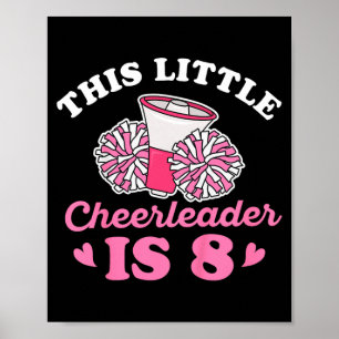 Affiche Citation de Cheer Girl pour une fille cheerleader