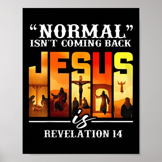 Affiche Citation de Christian Normal n'est pas de retour R (Devant)