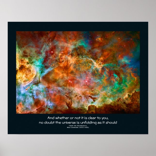 Affiche Citation de Desiderata - Carina Nebula à Argo Navi (Devant)