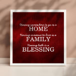 Affiche Citation de famille de typographie motivationnelle<br><div class="desc">Belle typographie sur l'importance de la famille.</div>