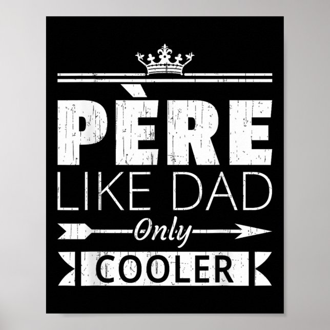 Affiche Citation de Fête des pères de père Glacière Funny (Devant)