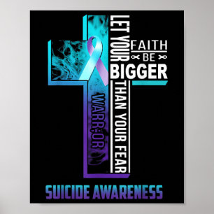Affiche Citation de foi chrétienne pour la santé mentale P