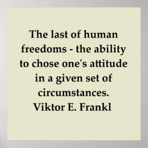 Affiche citation de frankl de vainqueur