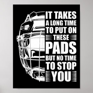Affiche Citation de gardien de hockey sur gazon - Gardien