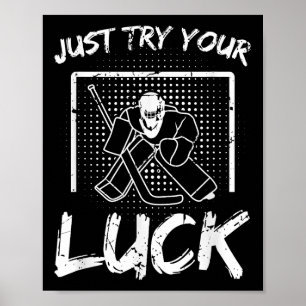 Affiche Citation de gardien de hockey sur glace
