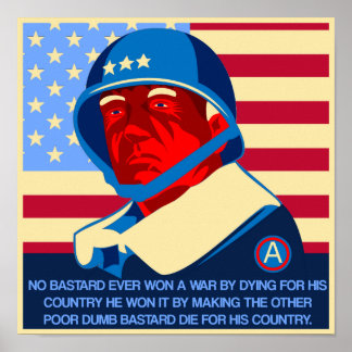 Affiche Citation de GEN Patton