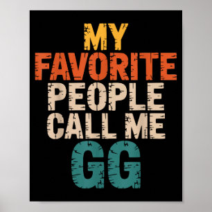 Affiche Citation de grands-parents mignons que mes personn