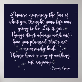 Affiche citation de grue frasier