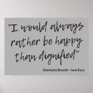 Affiche Citation de Jane Eyre I