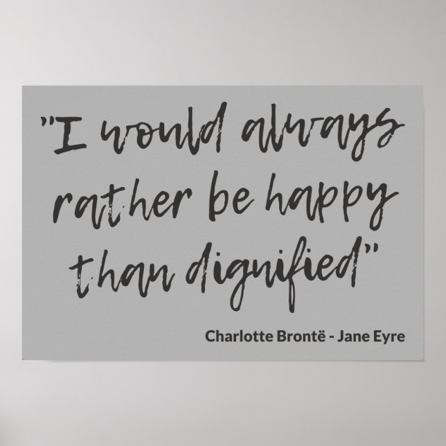 Affiche Citation de Jane Eyre I (Devant)