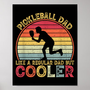 Affiche Citation de joueur de pickleball amusant Picklebal