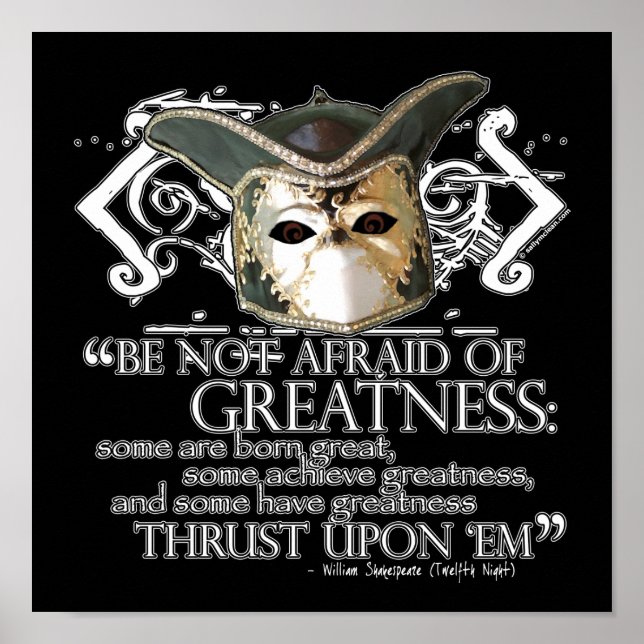 Affiche Citation De La Douzième Nuit (Devant)