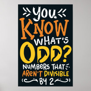 Affiche Citation de la fraction enseignant de mathématique