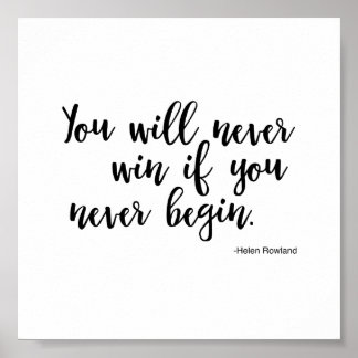 Affiche Citation de l'affiche Helen Rowland - Succès