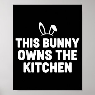 Affiche Citation de lapin de Pâques drôle ce lapin possède